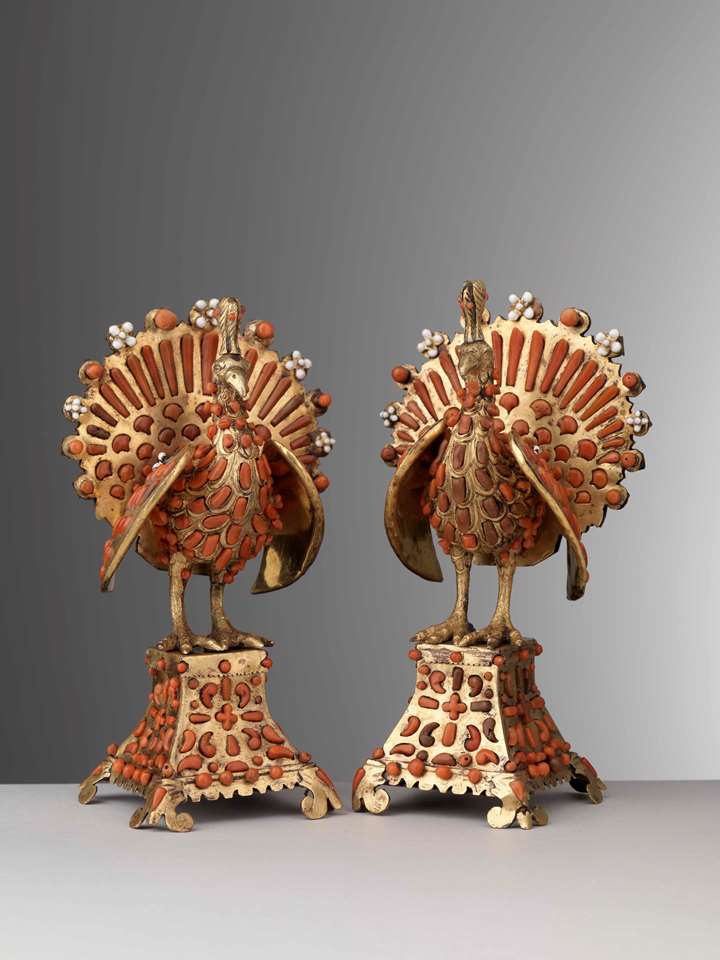 Pair of Peacocks